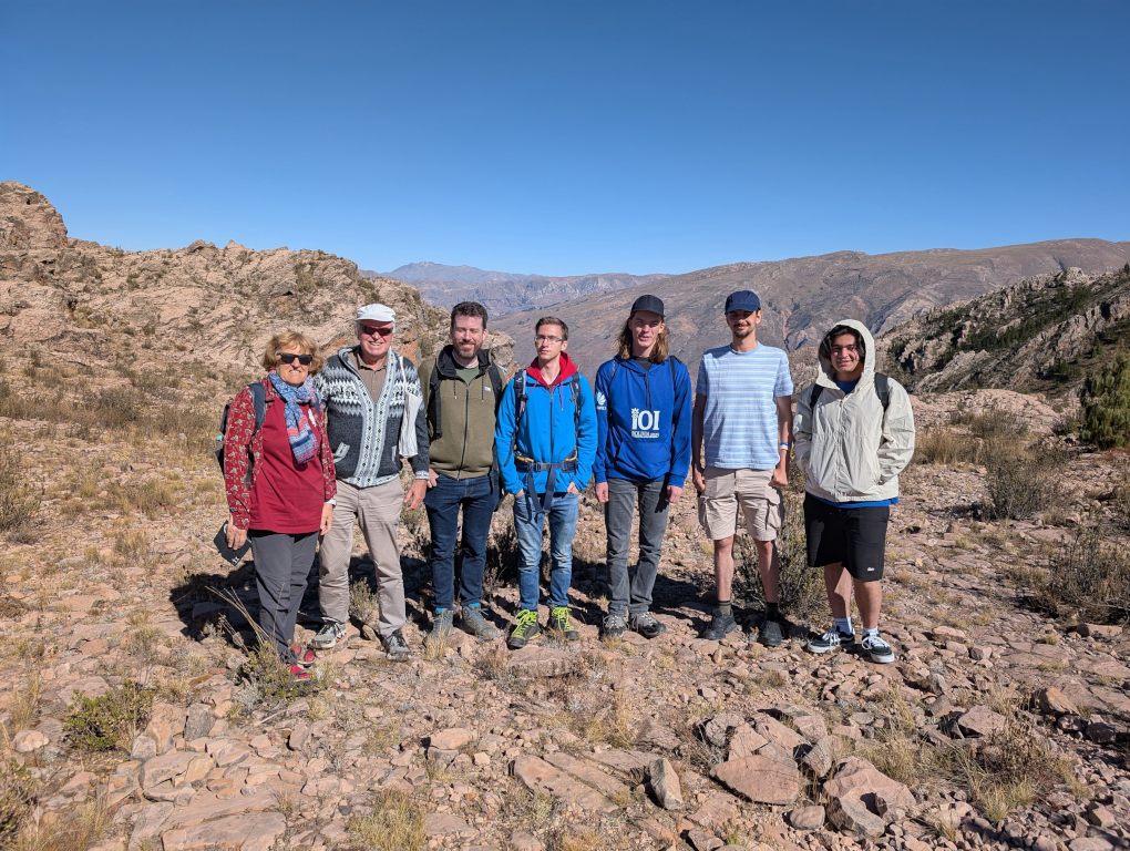 Gruppenfoto in den Anden